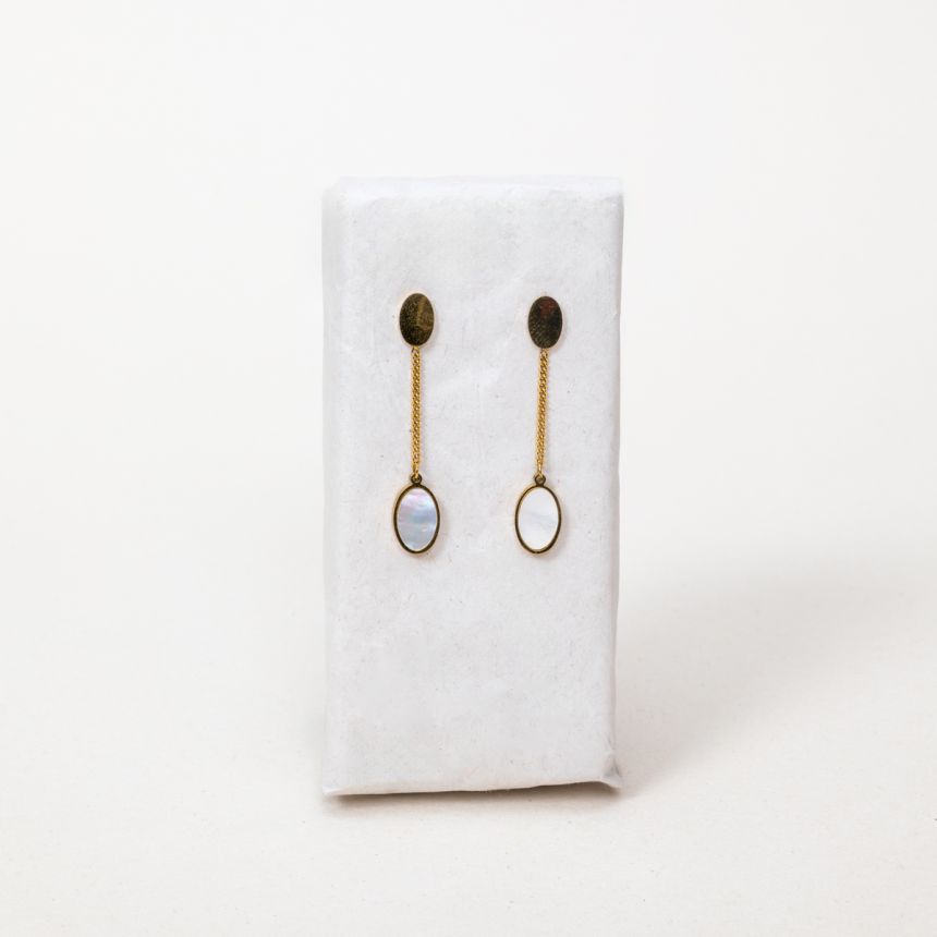 Boucles d'oreilles Margaux - Nacre